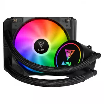 GAMDIAS Aura GL120 120mm ARGB AIO Liquid CPU Cooler 16321-01600-30000-G