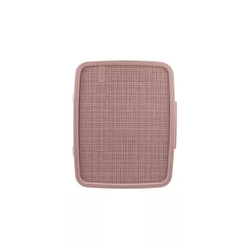 Boîte à linge CURVER Jute 58L rose 43x34x60cm