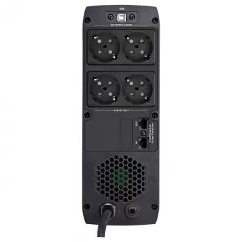 FSP ST 1200 Tower 1200VA 720W Onduleur Line-Interactive avec 4 prises Schuko et protection RJ45