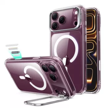 Coque MagSafe Classic Hybrid Kickstand pour iPhone 17 Pro / 18 Pro transparente ESR