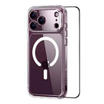 Coque MagSafe & verre trempé Classic Hybrid pour iPhone 17 Pro Max / 18 Pro Max transparente ESR