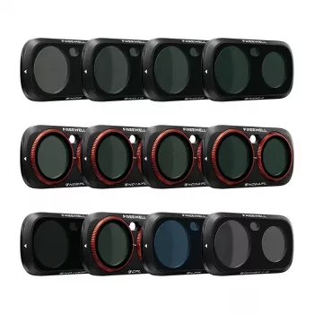Ensemble de filtres Freewell Mega pour Insta360 Luna Ultra, 12 pièces (FW-LNUB-MEGA)