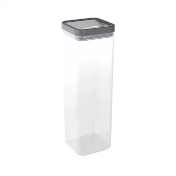 Boîte de conservation pour aliments secs Kara 2,4 L Transparent/Gris foncé CURVER