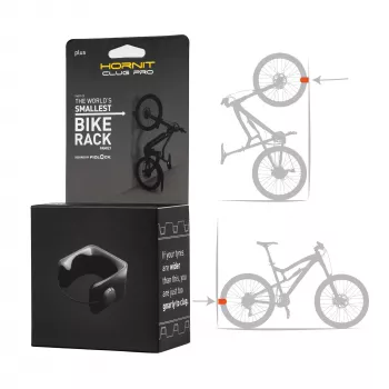 Système de rangement vélo Hornit CLUG PRO MTB Plus - noir, XXL (compatible pneus 2,3 inch-3,3 inch) 7765PCP