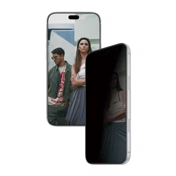 Protection d'écran de confidentialité 2 voies PanzerGlass PGS pour Apple iPhone 18 Pro Max - verre trempé Ultra-Wide Fit, Diamond Strength, antibactérien, EasyAligner