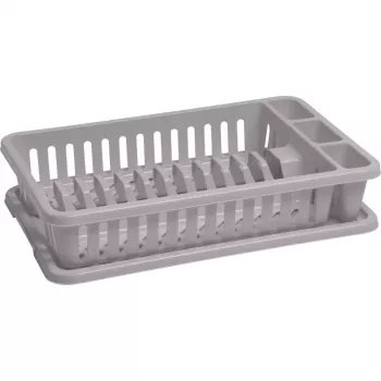 Égouttoir à vaisselle CURVER 26,5x42x8,8 cm gris