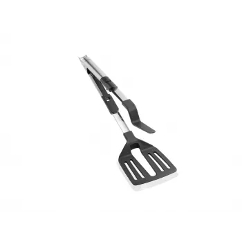 Spatule et racloir 2 en 1 Leifheit ProLine, acier inoxydable, 30,5 cm