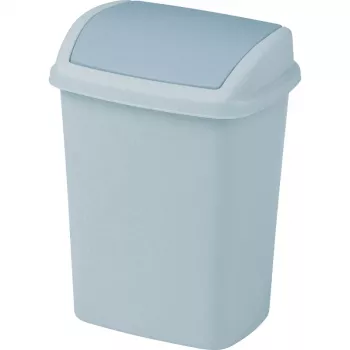 Poubelle CURVER Dominik 10L gris