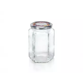 Bocal en verre hexagonal LEIFHEIT 770 ml