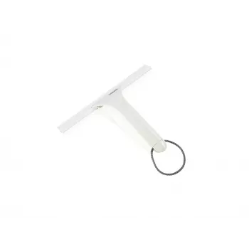 LEIFHEIT Cabino raclette de douche 24cm avec crochet à ventouse, blanc/gris