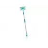 Brosse carrelage et salle de bain LEIFHEIT avec manche télescopique 93-150 cm nettoyant salle de bain Micro Duo