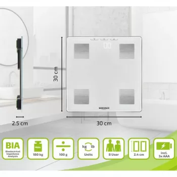 SOEHNLE Shape Sense Connect Lite balance d'analyse corporelle avec Bluetooth et application