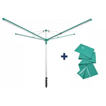 Étendoir rotatif LEIFHEIT Linomatic 600 Deluxe avec housse