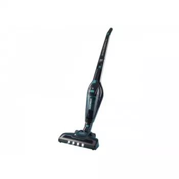 LEIFHEIT RotaroPowerVac 2in1 20V aspirateur balai sans fil avec appareil à main, 40 minutes d'autonomie, moteur sans balais, éclairages LED, sans sac, réservoir à poussière 0,45L, filtre HEPA, blanc