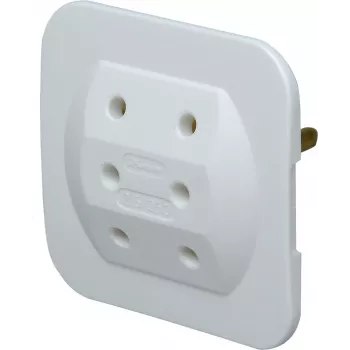 Prise euro Kopp 174902005 Type C, blanche, 2,5 A, 250 V, bornes à vis, à monter soi-même