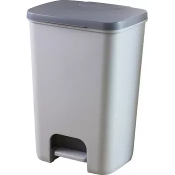 Poubelle à pédale CURVER Essentials 40L gris/gris foncé