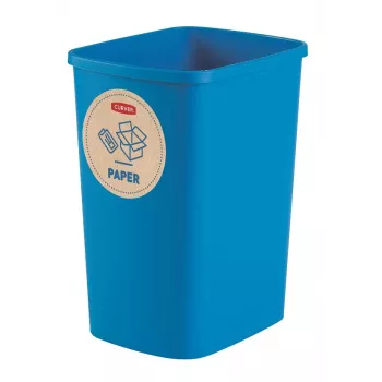Curver Deco Flip Bin ensemble de poubelles de tri 3x10 L bleu vert jaune