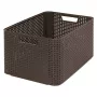 CURVER Box Style L boîte de rangement 43,6 x 32,6 x 23 cm brun foncé
