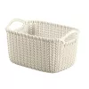 Curver Knit XS panier de rangement rectangulaire 3L blanc 25x18x14 cm