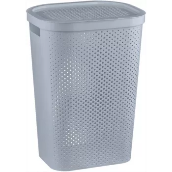 CURVER Infinity Recycled panier à linge 60L 44x35x60cm gris