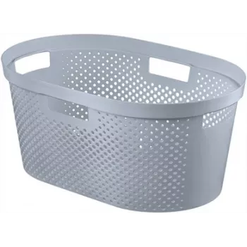 CURVER Infinity panier à linge recyclé 40L 59x39x27cm gris