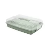 Curver Boîte de transport rectangulaire pour gâteau 45x29,5x11,1 cm vert