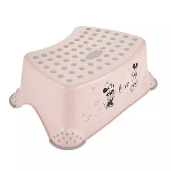 keeeper marchepied Tomek Minnie Mouse, 40,5 x 28,5 x 14 cm, rose, charge maximale 120 kg, antidérapant