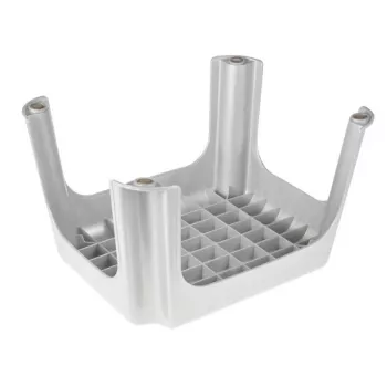 KEEEPER Tabouret Tim 36,5 x 30 x 24 cm argent clair, bambou certifié FSC, charge 150 kg