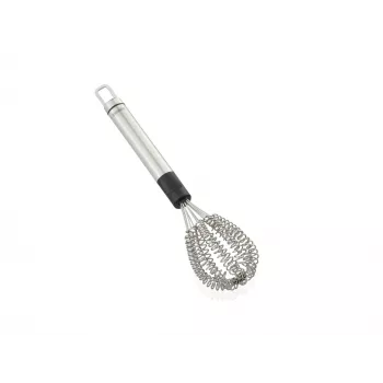 Fouet LEIFHEIT Speed Quirl S, acier inoxydable, 27 cm, lavable au lave-vaisselle, blanc/gris