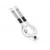 Ouvre-bocal LEIFHEIT ProLine acier inoxydable avec prise réglable pour couvercles de 2,5 à 10 cm argent/noir
