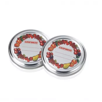 LEIFHEIT Joints de bocaux 10 pièces Ø8,2 cm pour bocaux à bord rond Ø7,5 cm