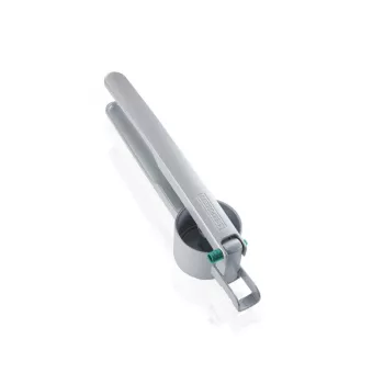 Presse-purée et presse-spätzle LEIFHEIT avec mécanisme à levier en acier inoxydable, crochet de casserole intégré, lavable au lave-vaisselle