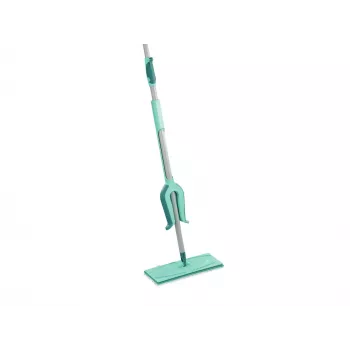 Balai de sol LEIFHEIT Picobello M Micro Duo avec manche télescopique, largeur de nettoyage 33 cm, vert/blanc