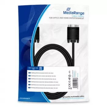 MediaRange câble de connexion SVGA VGA vers VGA 1,8 m noir