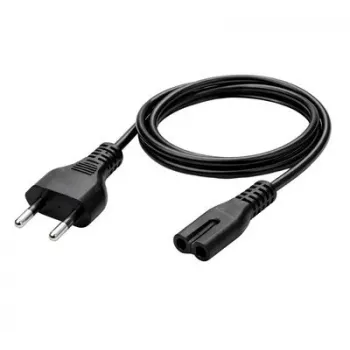 MediaRange MRCS346 Câble d'alimentation IEC 1,5 m fiche Euro vers C7 Figure-8 noir