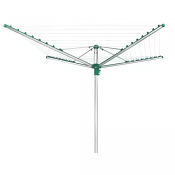 Étendoir parapluie LEIFHEIT Linomatic 400 Easy 40 m, aluminium, argent/bleu