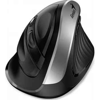 Genius Ergo 8250S Souris sans fil, 1600 DPI, noir/argent