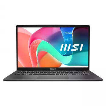 MSI Modern 15 F1MG-1246FRNN ordinateur portable, 15,6 pouces Full HD IPS, Intel Core 5 120U, 16 Go DDR4, 512 Go SSD, Windows 11 Pro, clavier AZERTY français