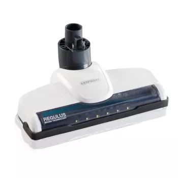 LEIFHEIT Regulus PowerVac 2en1 Aspirateur balai sans fil avec unité à main, 20V Li-ion, 40 min d'autonomie, réservoir à poussière 0,45L, éclairages LED, blanc/gris/bleu