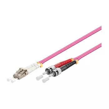 Câble de raccordement fibre optique duplex Good Connections LW-820LT4 OM4 50/125, LC/ST, 20 m