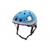 Hornit Shark Kids Cycling Helmet with LED Light, Blue/Grey, 48-53 cm