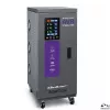 Stabilisateur de tension AVR triphasé Qoltec 30 kVA servomoteur LCD Expert Line