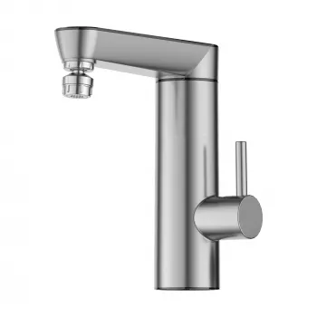 TEESA TSA4111 Chauffe-eau instantané pour robinet – Chrome métal sur pied