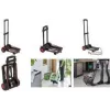 Chariot de transport pliable Mick keeeper, charge 50 kg, 34 x 24,5 x 93,5 cm, noir