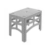 Table d'extérieur pliable Timo L keeeper, Nordic Grey, 70 x 45 x 55 cm, charge 80 kg