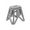 Chaise de camping pliable KEEEPER Tom, charge 120 kg, grise