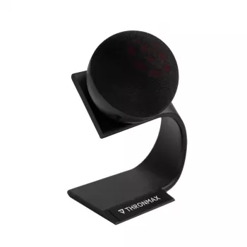 Microphone podcast USB dynamique THRONMAX Fireball, cardioïde, 48 kHz/16 bits, avec monitoring casque, noir