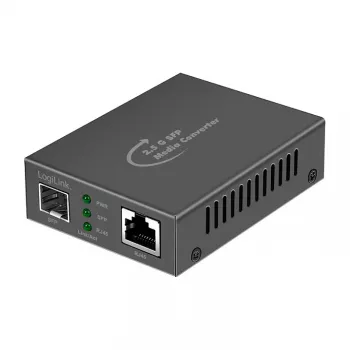 LogiLink Convertisseur multimédia 2,5 Gigabit RJ45 vers SFP