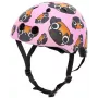 Casque de vélo enfant Hornit Pug avec lumières LED - rose, 48-53 cm PUS806