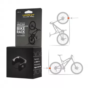 Support mural de vélo à clip HORNIT CLUG PRO MTB XL noir 7764XCP